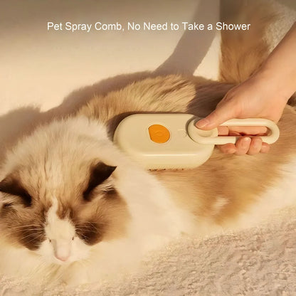 3-in-1 Steam Pet Grooming Brush